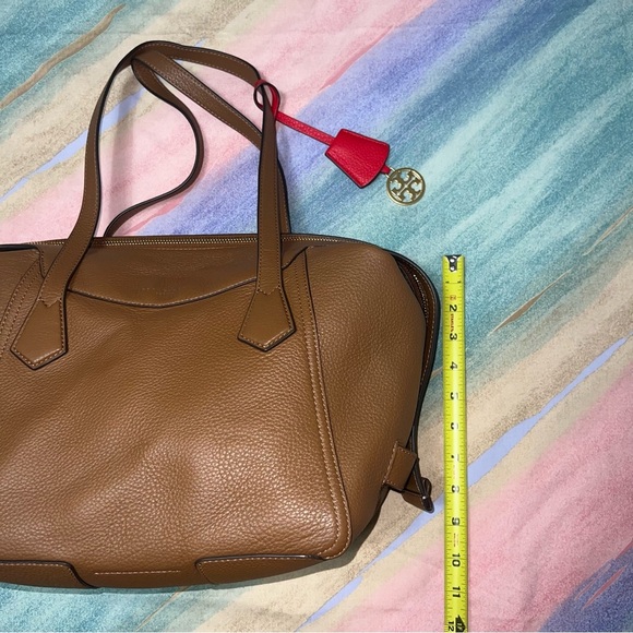 Tory Burch Perry Satchel in Brown Leather - Picture 13 of 15